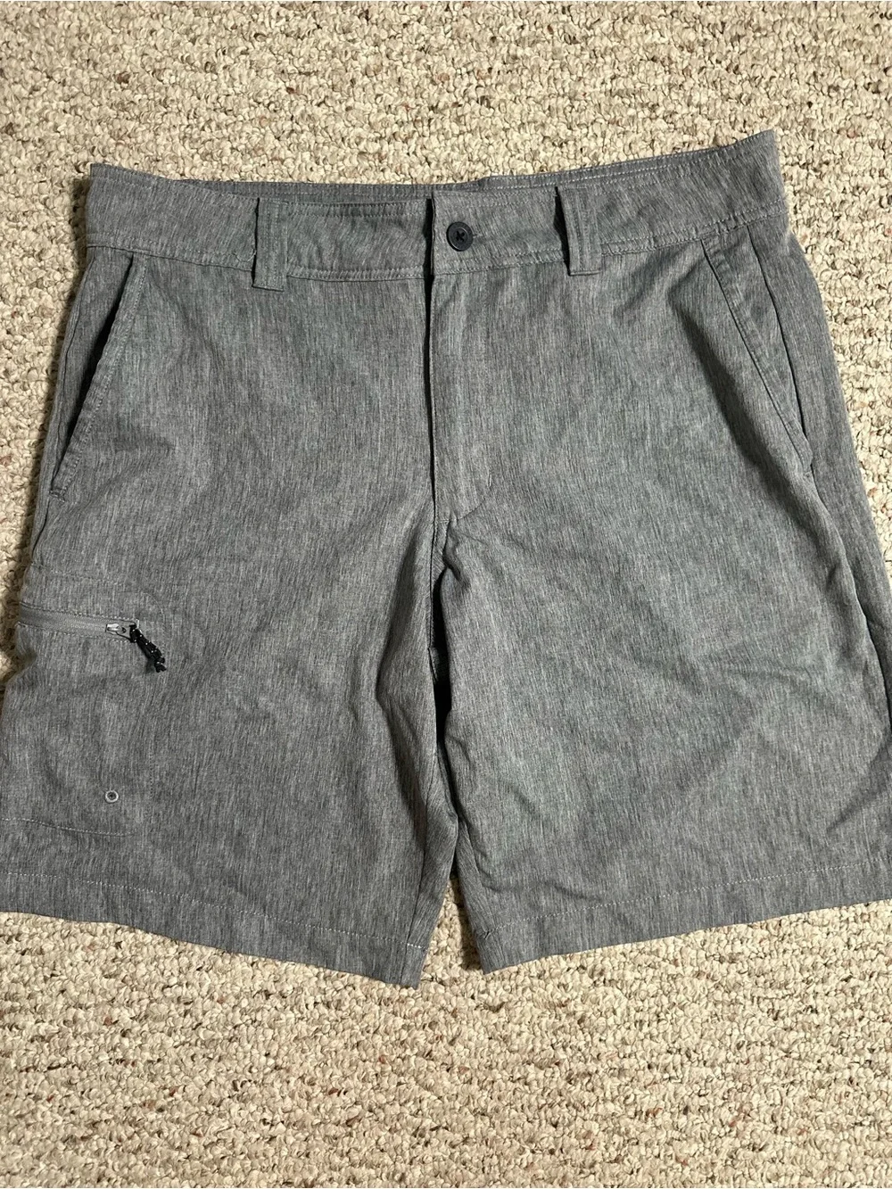 Magellan Outdoors Men’s Fishing Shorts Grey Size 34
